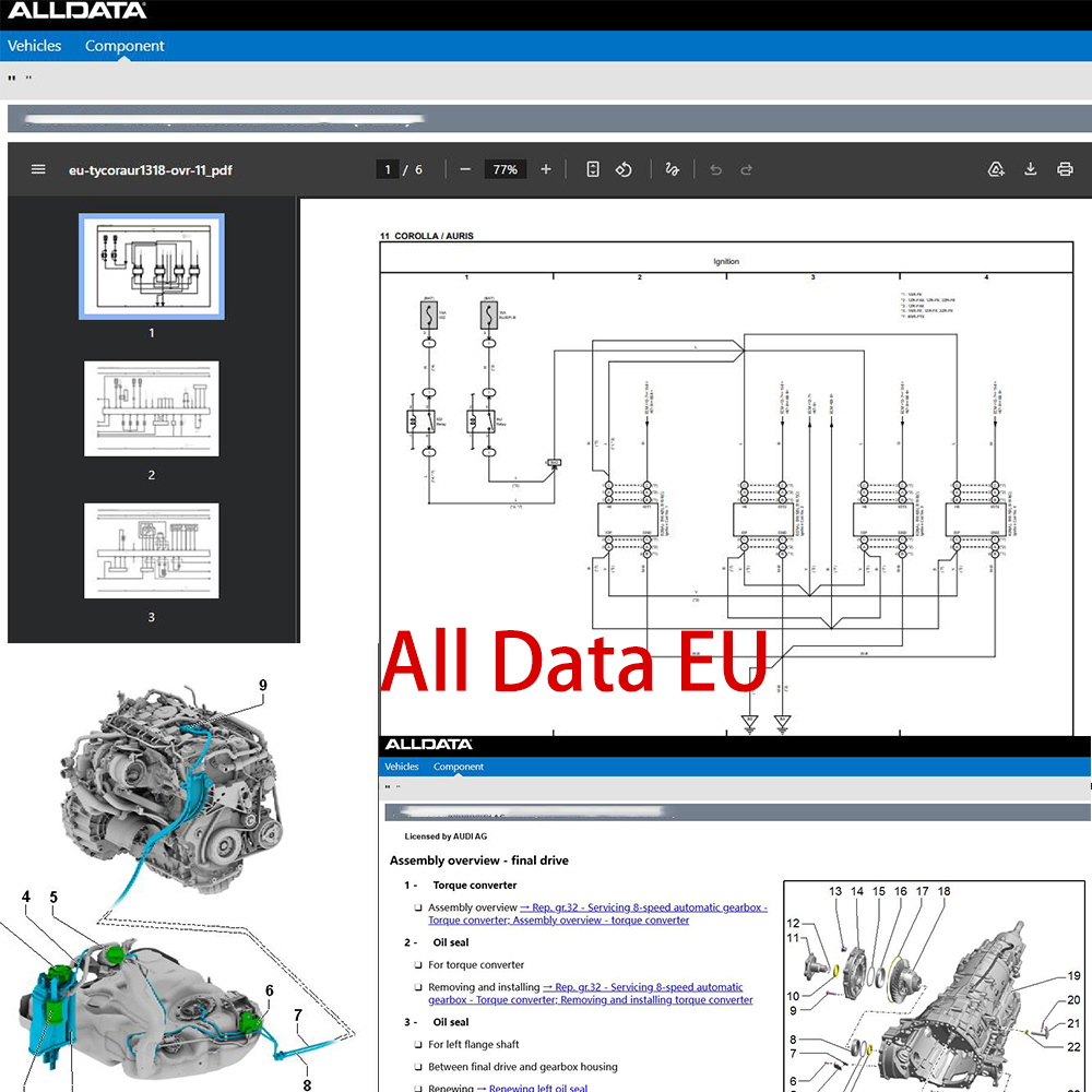 2026 Alldata Repair Software F - Workshop Tools Diagram review and price
