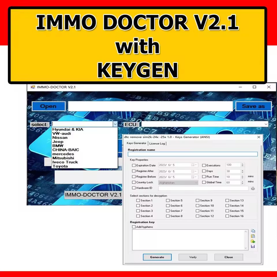 Immo Doctor Multi Brand V2.1 E - Workshop Tools Brand review and price