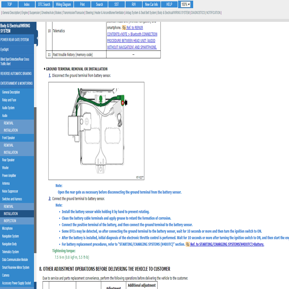 Online Account for Su-baru S-T - Workshop Tools Diagram review and price