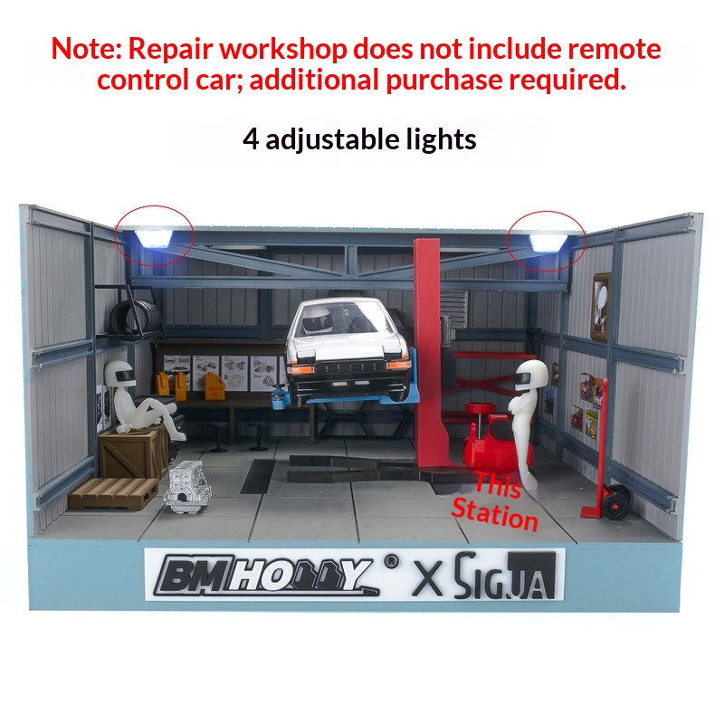BM HOBBY 1/24 Scale RC Car Sim - Workshop Tools 3D Model review and price