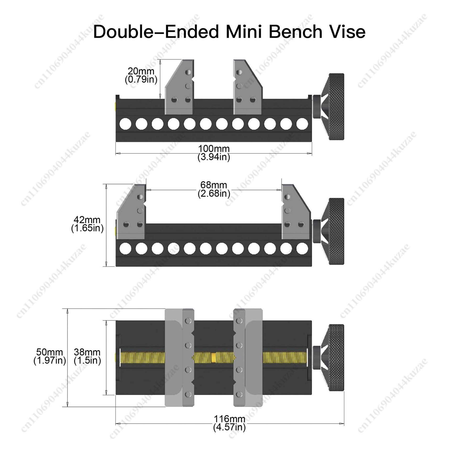 Double-Ended Mini Vise, Aerosp - Workshop Tools Vice review and price