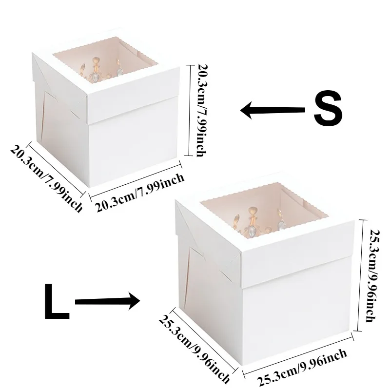 2/4/6PCS White Bakery Boxes wi - Tool Chest Cabinet review and price